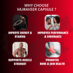 Menzyte™ Vajraveer Ayurvedic Capsule for Men's Strength & Stamina | Power Booster | Energy & Performance Support | Herbal Formula for Men Pack of 60 - Image 3
